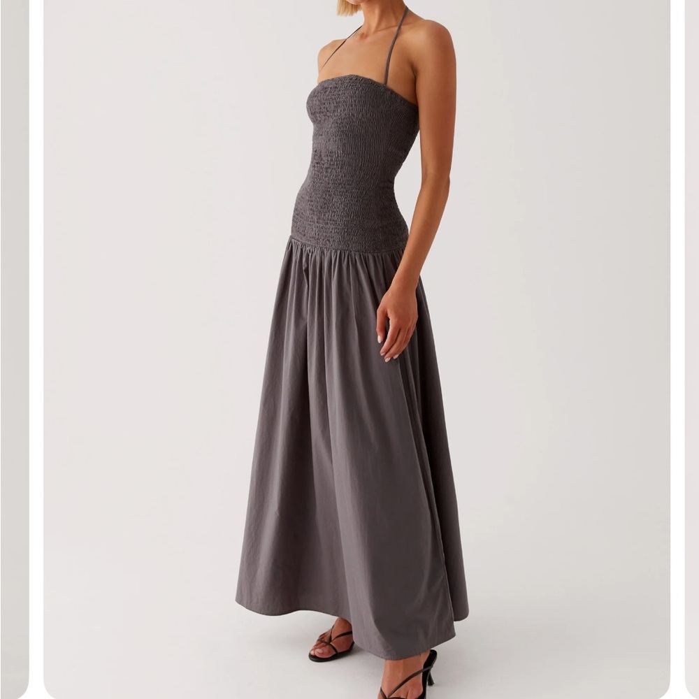Peppermayo Gray Maxi Dress
